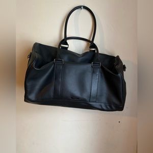 Pre-owned GIORGIO ARMANi parfum faux leather sport bag,